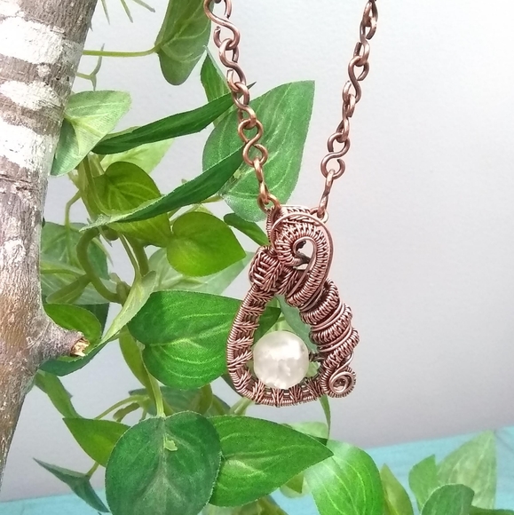 Handcrafted Cracked Quartz Necklace OOAK - Picture 11 of 13